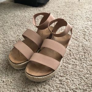 nude sandals
